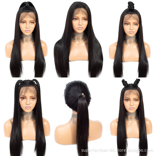 Bundles with lace frontals cheap wigs virgin hair cuticle aligned virgin hair wigs